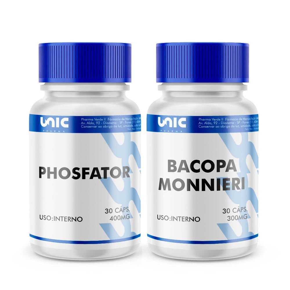 Phosfator 400Mg + Bacopa 300Mg - 30 Cápsulas