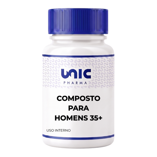 Composto para Homens 35 + (Energia + Termogênico + Massa Muscular) - 30 cáps