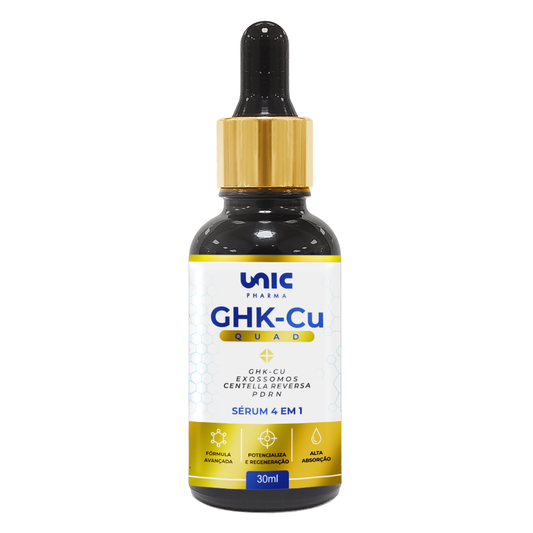 GHK-Cu Quad - Sérum 4 em 1 Fórmula Avançada 30ml