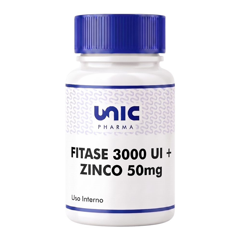 Fitase 3000 ui + Zinco 50mg 10 Cápsulas
