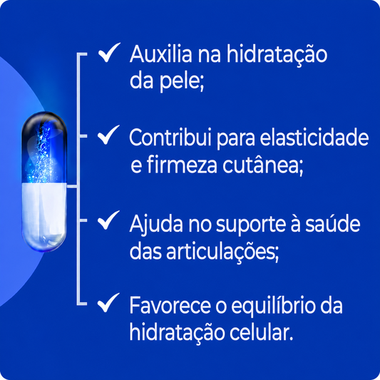 Ácido Hialurônico 50Mg - 30 Cápsulas