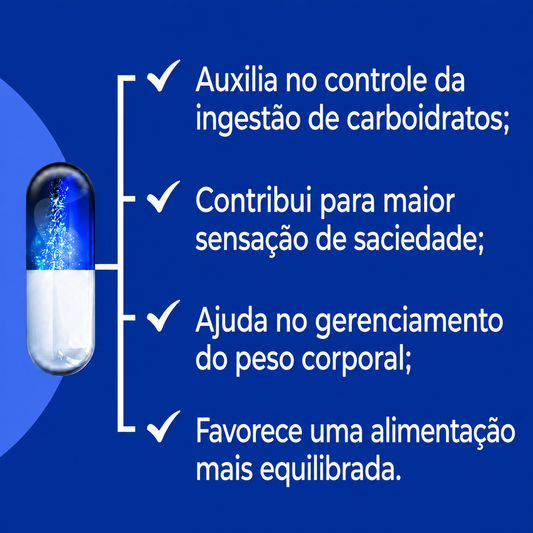 Faseolamina + Cassiolamina + Glucomanann 60 Doses
