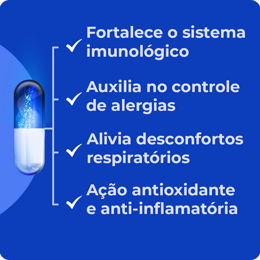 H1 Imune 60 Caps - Contra gripes e alergias