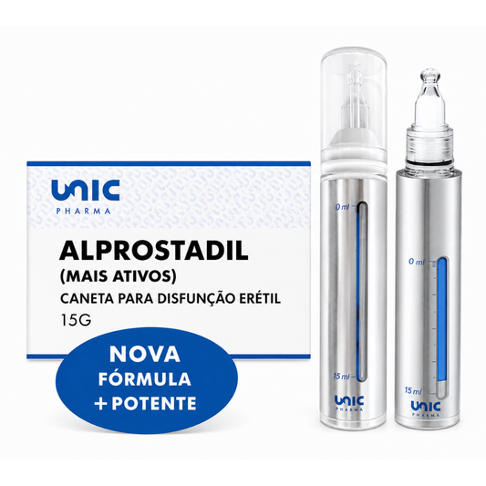Alprostadil mais ativos contra Disfunção 15g - Nova Fórmula