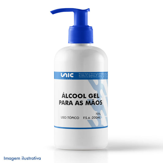 Álcool Gel 70% - antisséptico 200ml
