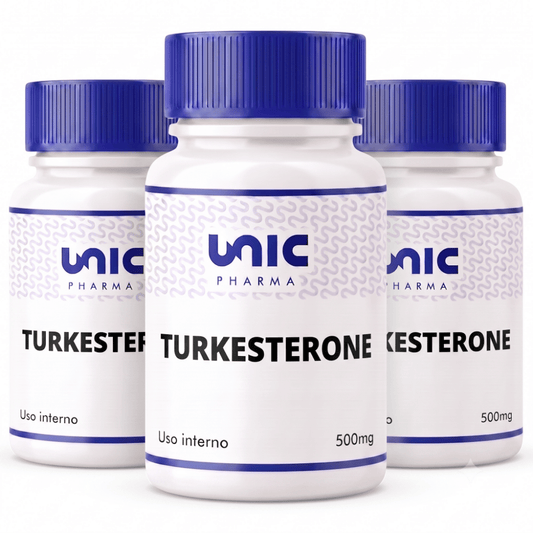 Kit 3 frascos de Turkesterone 500mg 30 caps (cada)