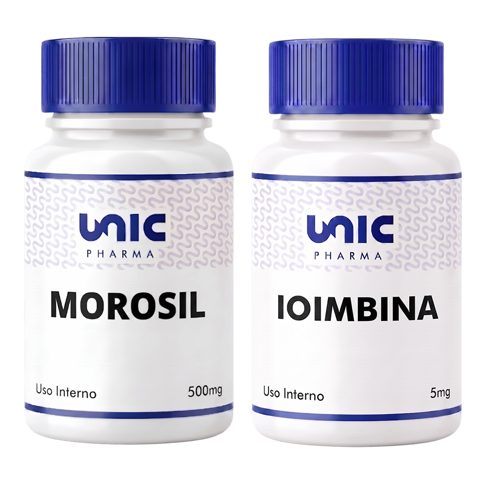 Morosil 500Mg 30 Cáps + Ioimbin 5Mg - 60 Doses