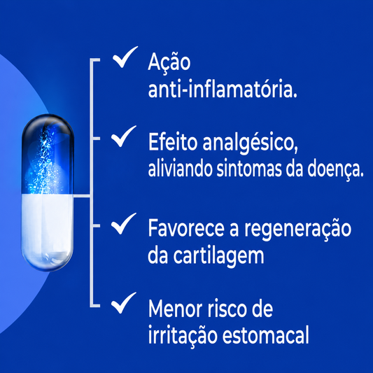 Diacereína 50Mg - 60 Cápsulas