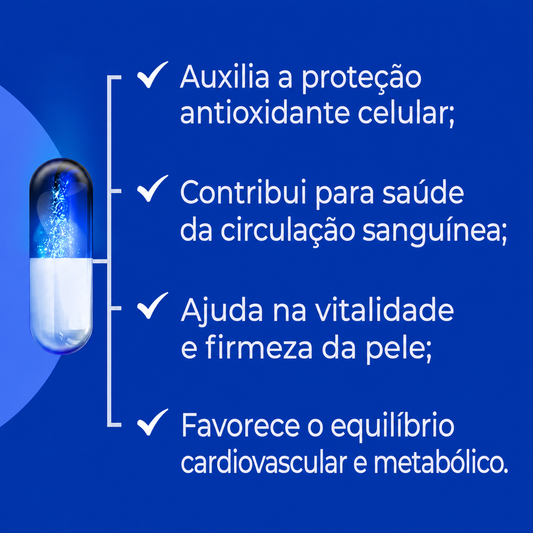 Vitis Vinifera (Semente De Uva) 150Mg - 60 Cápsulas