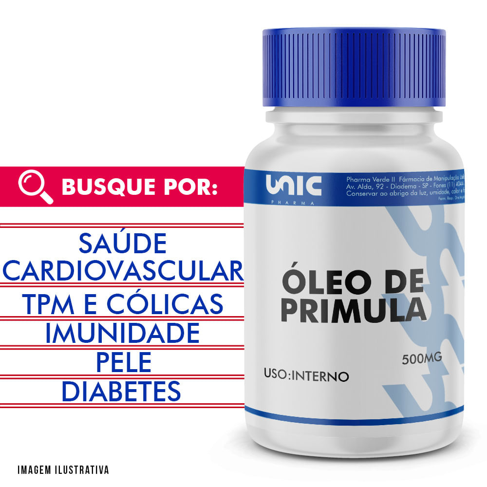 Óleo de primula 500mg