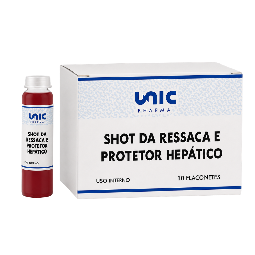 Shot Remédio Para Ressaca E Protetor Hepático - 10 Flaconetes