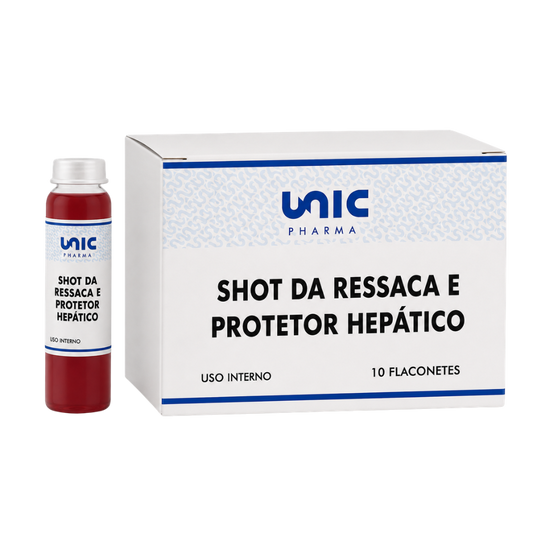 Shot Remédio Para Ressaca E Protetor Hepático - 10 Flaconetes
