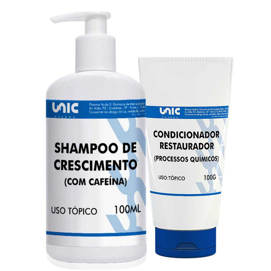 Kit Capilar- Shampoo 100ml e Condicionador 100g  ( Restaurador mais crescimento)