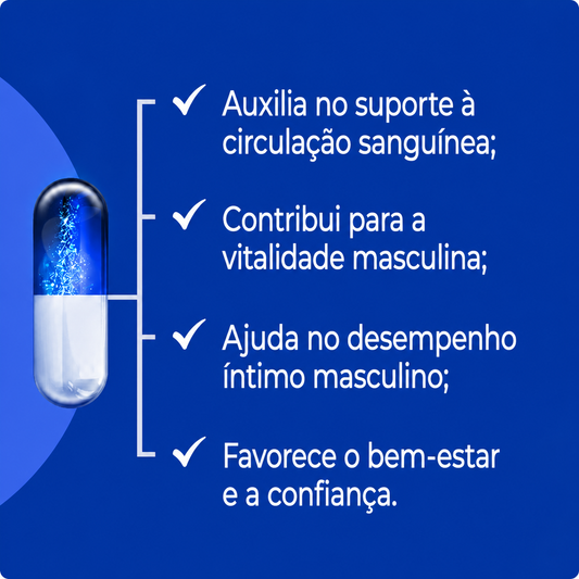 Azulzinho Natural 30doses + Gel para Ereção 30g