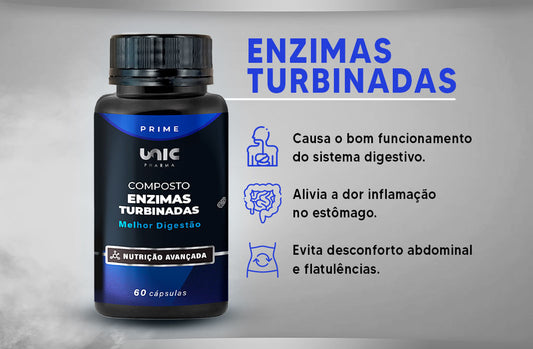 Compo. Enzimas Turbinadas 60 Cápsulas TESTER