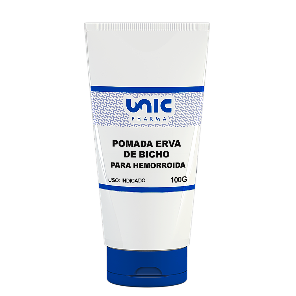 Pomada Erva De Bicho  Para Hemorroida - 100Gr