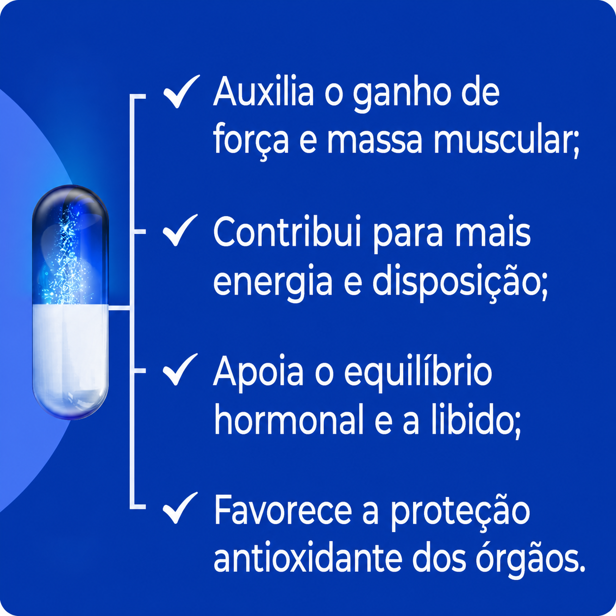 Cyanotis vaga 200mg e Maca peruana 500mg