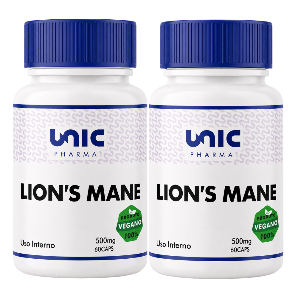 Kit 2 Lions Mane Vegan 60 Cáps (Cada)