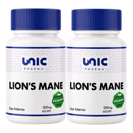 Kit 2 Lions Mane Vegan 60 Cáps (Cada)