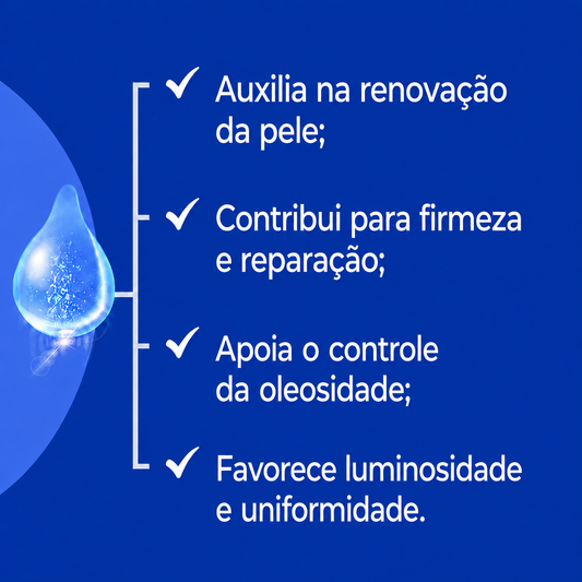 Sérum Exossomos Azul (Tecnologia coreana em Peptídeos)