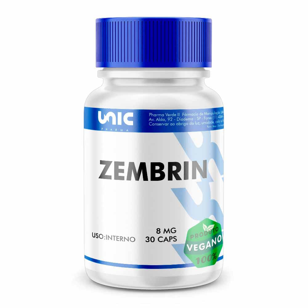 Zembrin 8mg com selo de autenticidade 30 Cápsulas Vegan