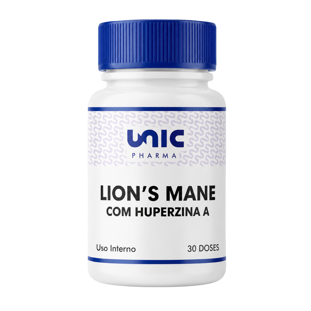Lions Mane com Huperzine 30 Doses