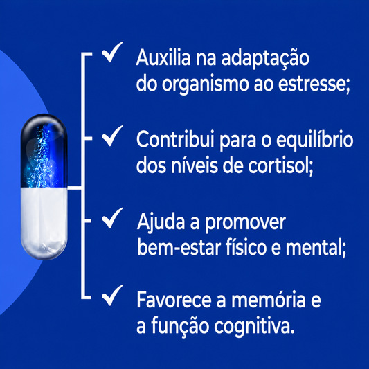 Ocibest - Gerenciador natural do Estresse - 300mg  60Cáps