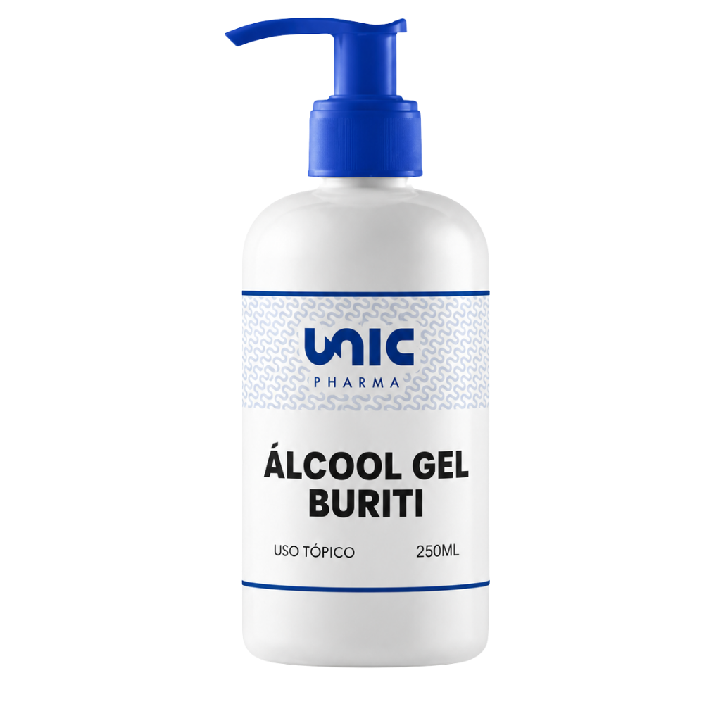 Álcool Gel - Buriti 250ml Unicpharma
