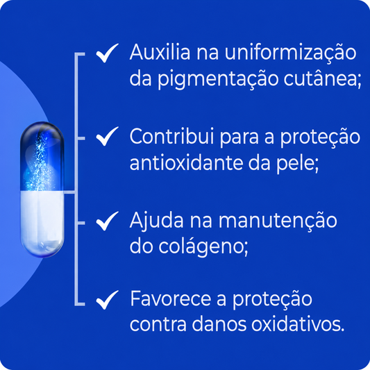Clareador De Manchas Anti-Melasma Com Oli-Ola - 30 Cápsulas