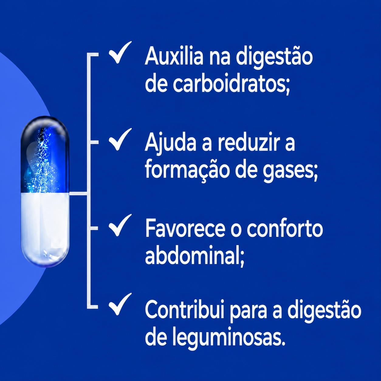 Alfa Galactosidase 200mg  - 60 Cáps