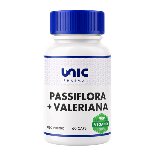 Passiflora + valeriana 60 Cápsulas Vegan