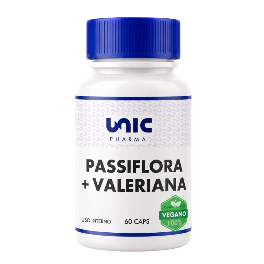 Passiflora + valeriana 60 Cápsulas Vegan