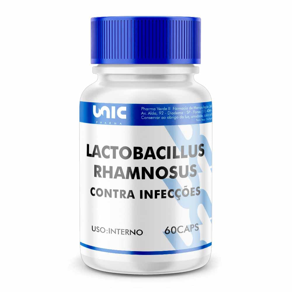 Lactobacillus Rhamnosus - Contra infecções - 60 Cáps