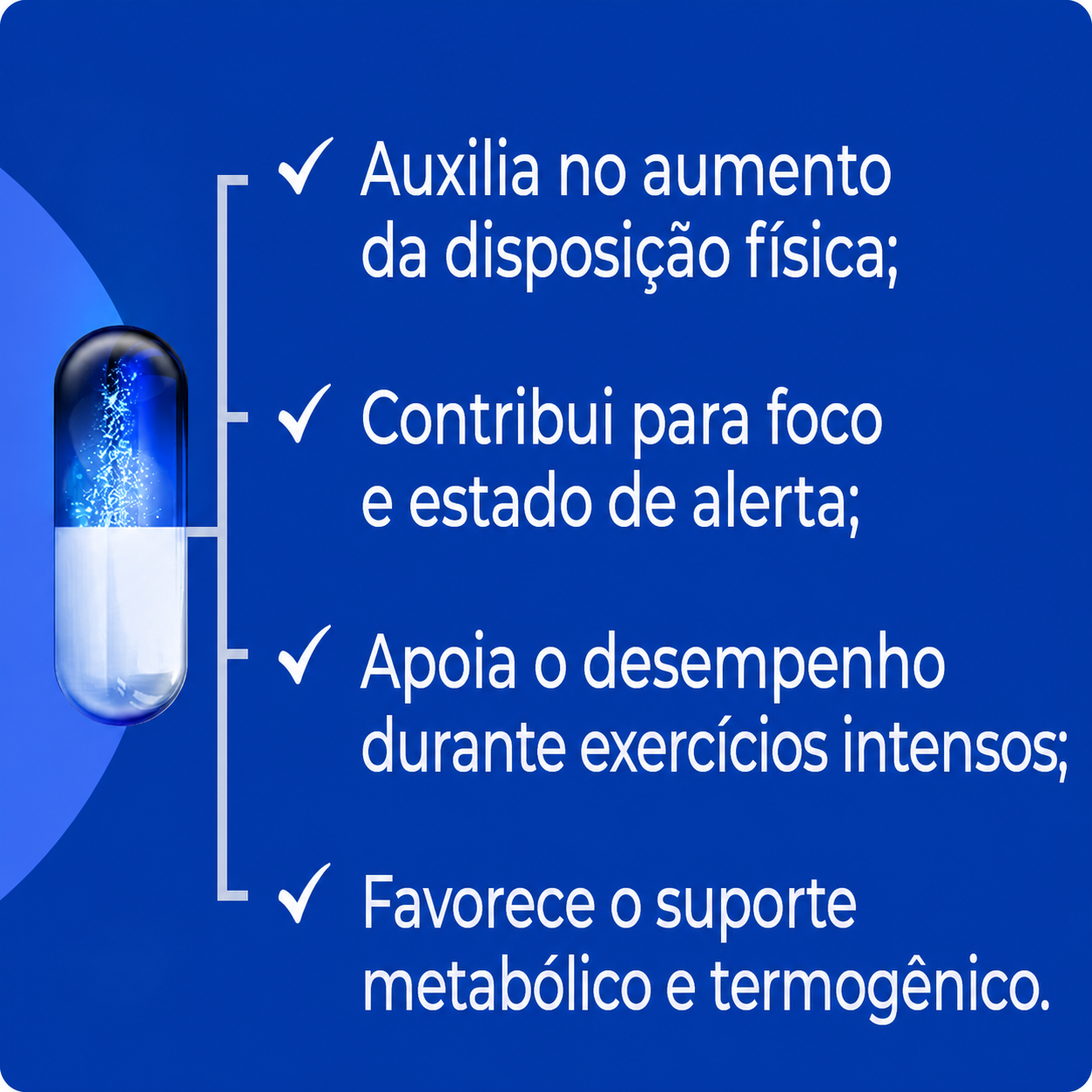Termogênico E Energético Pré-Treino - 30 Cápsulas