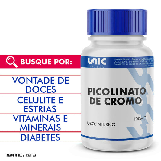 Picolinato de Cromo 100mcg