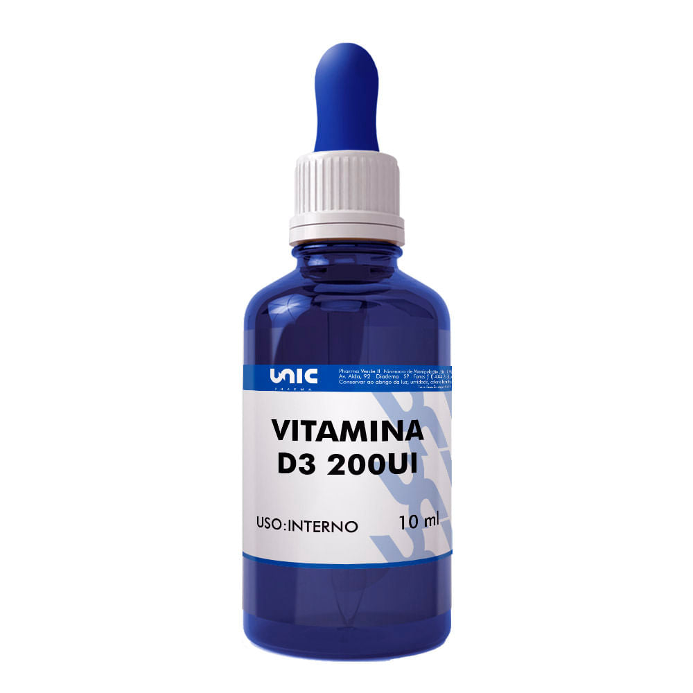 Vitamina D3 200ui - 10ml Gotas