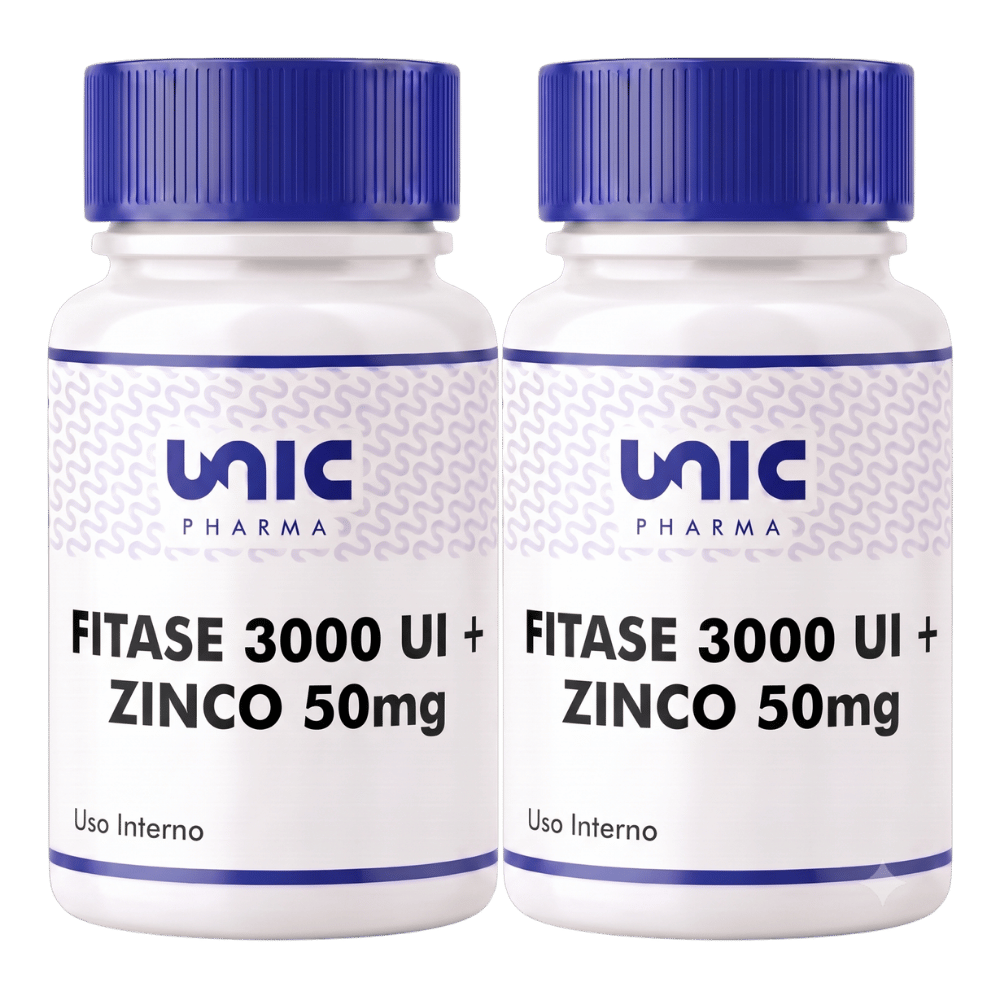 Kit Fitase 3000 ui + Zinco 50mg 10 Cápsulas (Cada)