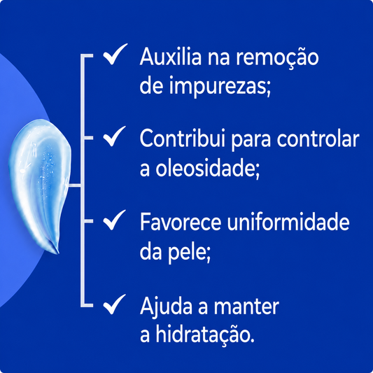 Máscara de Argila Branca 60g - Ação clareadora, esfoliante e revitalizante