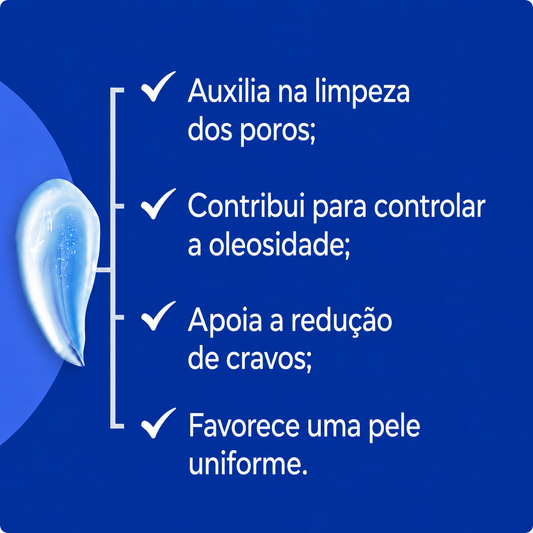 CLEAN PORES – Reduz Poros Dilatados, Menos Oleosidade