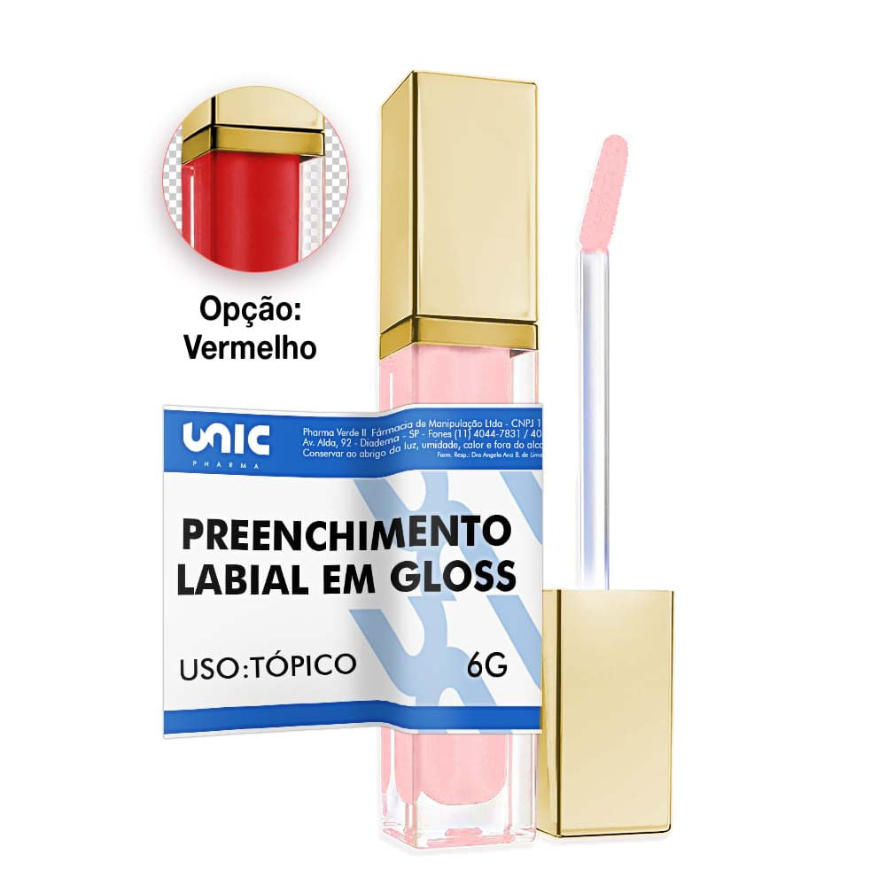 Preenchimento Labial em Gloss-Premium 6g