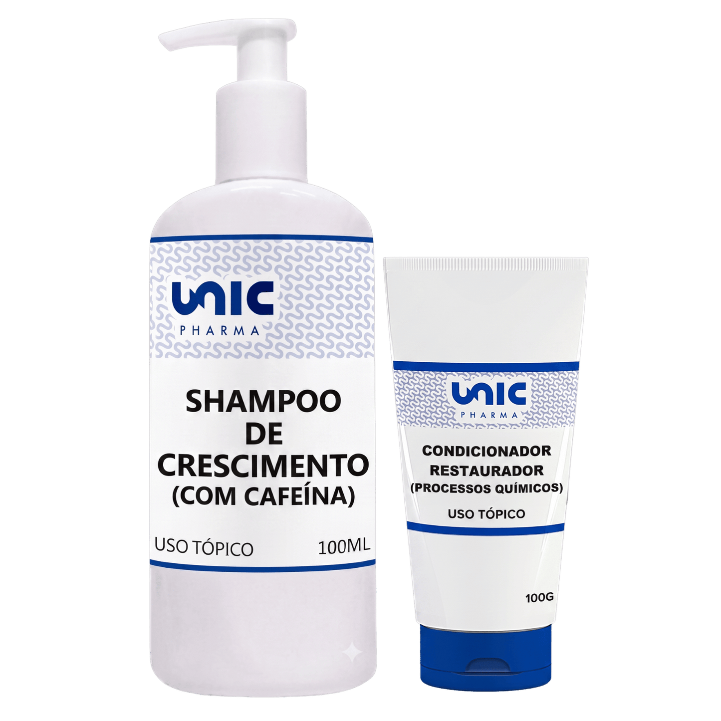 Kit Capilar- Shampoo 100ml e Condicionador 100g  ( Restaurador mais crescimento)