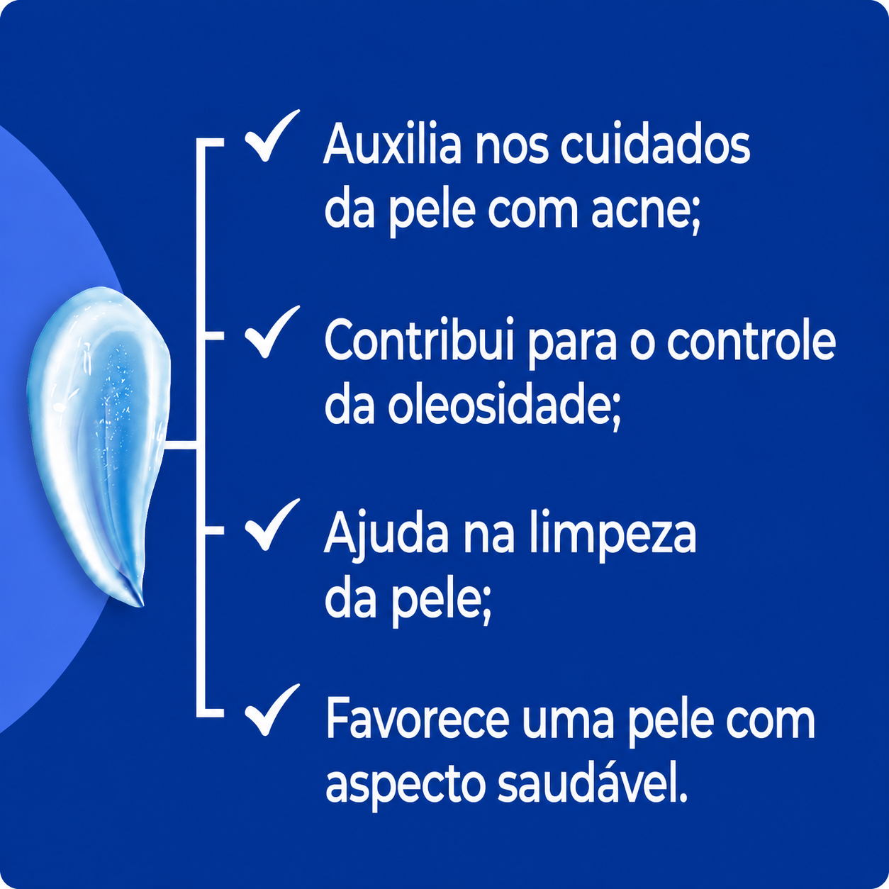 Óleo de melaleuca 5% Gel antibacteriano para pele com acne 30g