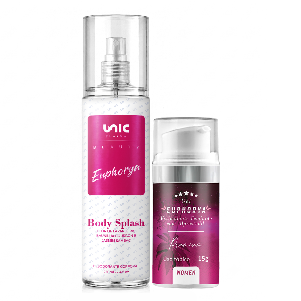 Kit Euphorya Body Splash e Estimulante Feminino