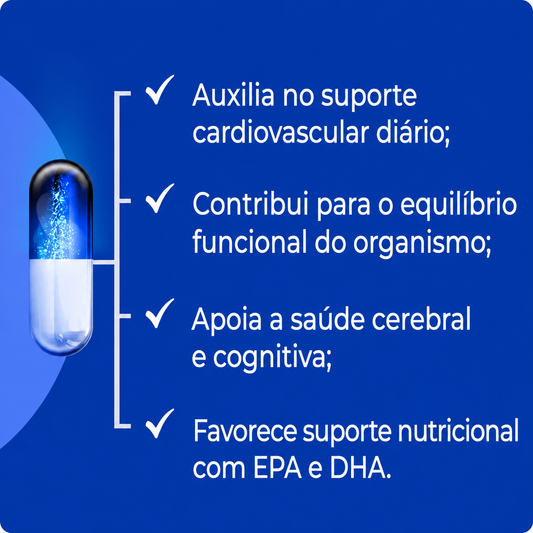 Óleo de Peixe 1000mg (Ômega 3)