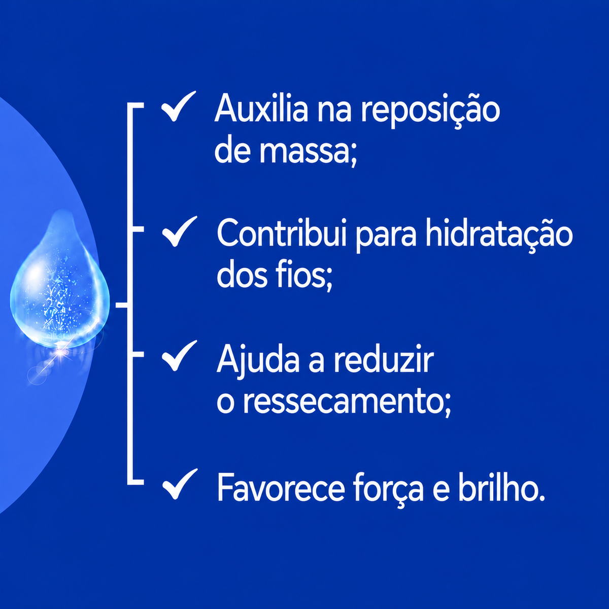Shampoo - Reposição de massa capilar + hidratação 250ml