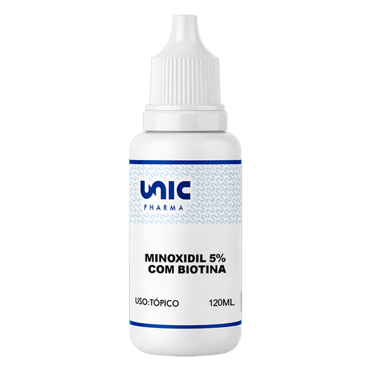 Minoxidil 5% com biotina 120ml
