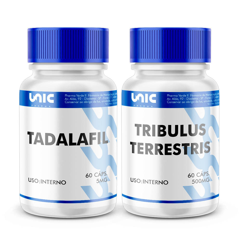 Tadalafil 5mg 60 caps + Tribulus Terrestris 500mg 60 caps