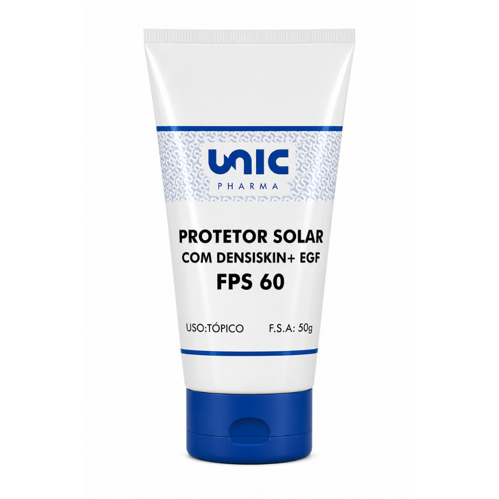 Protetor solar FPS 60 com Densiskin 5% + EGF 1% 50g