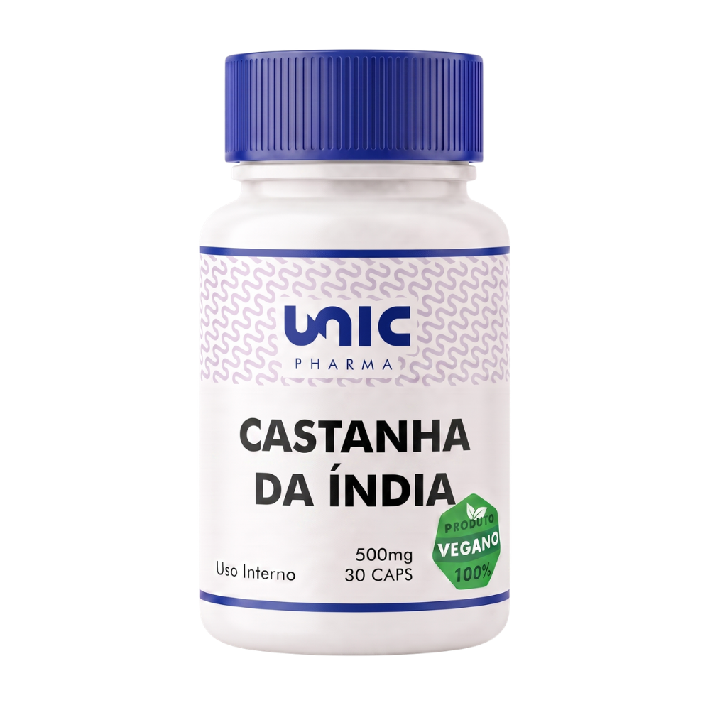 Castanha da índia 500mg 30 Cápsulas Vegan