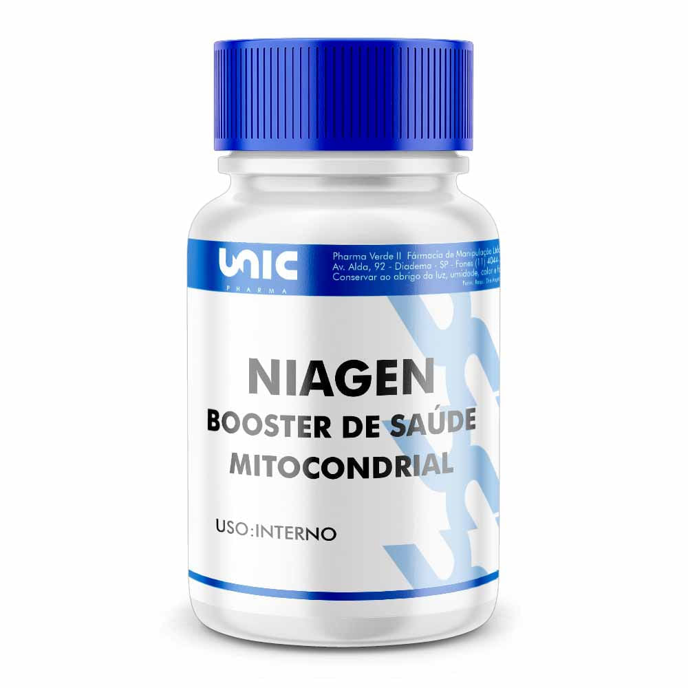 Niagen 50mg- Booster de saúde mitocondrial  30 Cáps